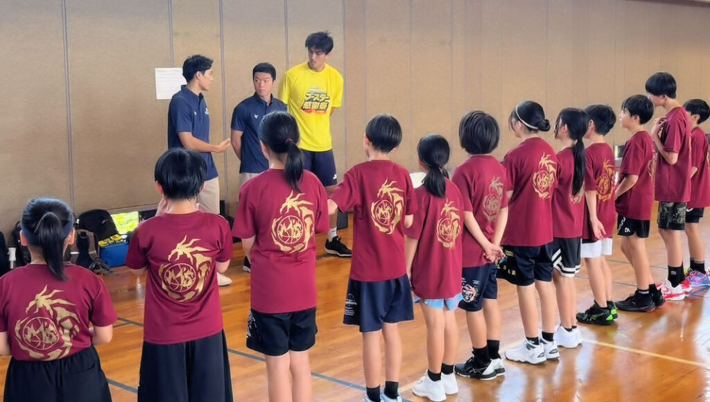 バスケクリニックの様子１